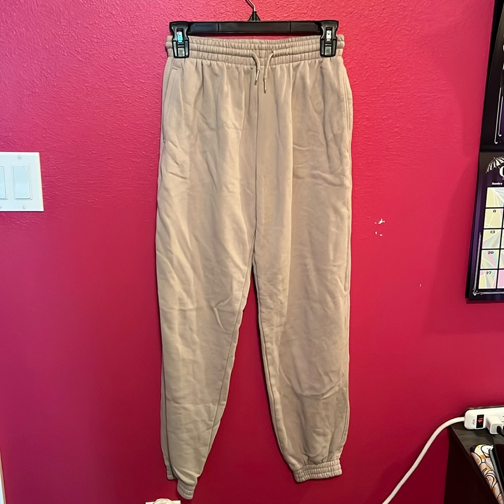 H&M Tan Sweatpants